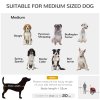 PawHut Steel Dog Bike Trailer Pet Cart Carrier for Bicycle Kit Water Resistant with Hitch Coupler Travel Red and Black