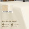 Outsunny BBQ Cover for Rectangular Gas Grill, 300D Oxford Fabric Barbecue Covers, Waterproof UV Protection Rip-Proof, with Windproof Buckles, Beige, 152 x 66 x 115cm