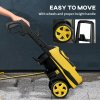 DURHAND 1800W High Pressure Washer, 150 Bar Pressure, 510 L/h Flow, High-Performance Portable Power Washer Jet Wash Cleaner with 6M Hose, Snow Foam Bottle for Garden, Car, Furniture, Yellow