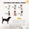 PawHut Dog Pen, 12 Panel Puppy Pen, Steel Dog Playpen, for Small Breeds, 60cm Tall, Black