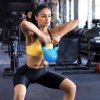 HOMCOM Soft Kettlebell, 8kg Kettle Bell with Non-Slip Handle for Home Gym Weight Lifting and Strength Training, Blue