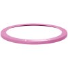 SPORTNOW 8FT Trampoline Spring Cover, Plastic Trampoline Pad Replacement with Elastic Cord, Waterproof, UV Resistant and Tear-Resistant, Pink