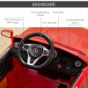 HOMCOM Mercedes Benz GLA Licensed 6V Kids Electric Ride On Car Toy with Remote Control Music Headlight for 3 Years Old Red