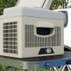 Outsunny 16L Car Refrigerator,  Portable Compressor Camping Fridge Freezer with 12/24V DC and 100-240V AC for Car, RV and Camping Use, Down to -20°C, Khaki