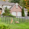 PawHut Dog Pen 16 Panels Puppy Pen Heavy Duty Pet Playpen for Indoor Outdoor for Dogs, Rabbits, Ducks 80cm High