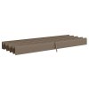 Outsunny Retractable Pergola Roof, Sun Shade Cover, UV30+ Protected Replacement Canopy Fabric for 3 x 2m Pergola Frame, Coffee