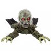 HOMCOM Halloween Animatronic Crawling Zombie Halloween Decoration with Light-Up Eyes and Creepy Sound, Wailing Zombie Prop for Haunted House Props Halloween Covered Outdoor Decoration