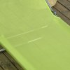 Outsunny Set of 2 Outdoor Foldable Sun Loungers, Adjustable Backrest Garden Recliner Sun Lounger Chair with Headrest Pillow, Green