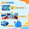 HOMCOM Kids Bouncy Castle Inflatable Bouncer Bounce House and Slide Inflatable Jumper with Blower