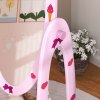 AIYAPLAY Kids Mirror Full Length with Storage Shelf, 360?? Rotating Standing Mirror for Bedroom, Kids Room, Nursery Room, Hot Pink