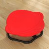 AIYAPLAY Sensory Spinning Chair for Kids, Planet-Shaped Swivel Chair for Balance and Coordination Training, Multi-Position Spinning Seat with Non-Slip Base, Red