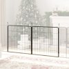 PawHut 2 Piece Dog Pen Expansion Pack for 80cm High Pet Playpen with 3 Connecting Stakes, Puppy Pen for Small and Medium Dogs