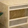 PawHut Reptile Terrarium Vivarium Habitat w/ Transparent Sliding Doors, Breathable Mesh, for Lizards, Horned Frogs, Snakes and Chameleons, 100 x 47 x 47cm