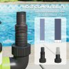 Outsunny 400W Submersible Water Pump for Dirty/Clean Water, 9000L/H Electric Sump Pump with Float Switch, Drain Water from Garden Pond, Hot Tub, Ditches, Portable and Lightweight