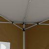 Outsunny 3 x 3 Meters Pop Up Water Resistant Gazebo Wedding Camping Party Tent Canopy Marquee with Carry Bag and 2 Windows, Khaki