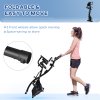 HOMCOM 2-in-1 Folding Exercise Bike, Foldable Stationary Bike with 8-Level Adjustable Magnetic Resistance, Arm Resistance Band, Pulse Sensor and LCD Monitor, Black