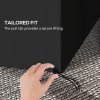Outsunny Oxford Patio 3-seater Swing Chair Cover Outdoor Garden Furniture Rain Protection Protector Waterproof Anti-UV, 240L x 133W x 185H cm, Dark Grey