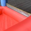 Outsunny Kids Bouncy Castle House Inflatable Trampoline Slide Water Pool Basket 4 in 1 with Blower Basketball Hoop for Kids Age 3-8 Castle Design 2.8 x 2.6 x 2.1m