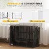 PawHut Dog Pen 12 Panels Puppy Pen Heavy Duty Pet Playpen for Indoor Outdoor for Dogs, Rabbits, Ducks 60cm High