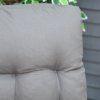 Outsunny 2 Piece Reclining Zero Gravity Chair Metal Frame Folding Garden Sun Lounger with Cushion Headrest, Dark Grey