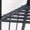 Outsunny 3 m x 3 m Garden Gazebo, Double Roof Outdoor Gazebo Canopy Shelter with Netting, Solid Steel Frame for Garden, Lawn, Backyard and Deck