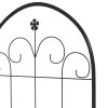 Outsunny Set of 2 Garden Trellis, Metal Trellis for Climbing Plants Support Frames, 50 x 180cm, Floral Design