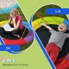 Outsunny Kids Swing Set, Garden Nest Swing with A-Frame Structure,for Outdoor Use - Multicoloured