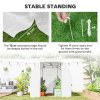 Outsunny 3 x 2 x 2m Polytunnel Greenhouse with Roll-up Sidewalls, Door and 6 Mesh Windows, Walk In Green House with UV-resistant PE Cover, White