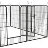 PawHut Dog Pen 12 Panels Puppy Pen Heavy Duty Pet Playpen for Indoor Outdoor for Dogs, Rabbits, Ducks 100cm High
