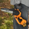 Outsunny Mini Chainsaw Cordless, 8 Inch Electric Chainsaw with 2 x 4000mAh Batteries, Brushless Motor and Safety Lock for Tree Trimming, Garden, Wood Cutting, Orange