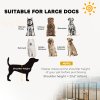 PawHut Dog Pen, 8 Panel Puppy Pen, Steel Dog Playpen, for Large Breeds, 100cm Tall, Black