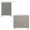 Outsunny 3 Seater 600D Oxford Patio Swing Chair Cover Outdoor Garden Furniture Rain Protection Protector Waterproof Anti-UV, 177 x 114 x 152cm, Light Grey