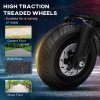HOMCOM 6V Kids Electric Ride On Motorcycle Vehicle w/ Siren, Horn, Headlights, Music, Training Wheels, for Outdoor Play, Ages 3-5 Years - Black