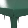 Outsunny Pop Up Gazebo 3 x 6m, Foldable Canopy Tent, Height Adjustable Wedding Awning Canopy w/ Carrying Bag, Green