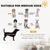 PawHut Dog Pen, 12 Panel Puppy Pen, Steel Dog Playpen, for Medium Breeds, 80cm Tall, Black