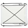 Outsunny Double Sun Lounger with Adjustable Detachable Canopy, Portable Garden Daybed for 2 with Wheels, Outdoor Sunbed Hammock with 2 Pillows, 220 KG Max. Load, White