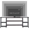 HOMCOM TV Unit Cabinet for TVs up to 60 Inches, Industrial TV Stand with Storage Shelves for Living Room