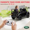 AIYAPLAY Land Rover Licensed Electric Car for Kids, 12V Battery-Powered Kids Ride On Car with Remote Control, Music, Horn, Suspension Wheels, LED Lights, Off-Road Toy for 3-5 Years Old, Black