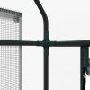 Outsunny Wooden Raised Planter with Plastic Greenhouse Cover and Bed Liner, Elevated Garden Bed for Vegetables, Flowers, Herbs, 115 x 60 x 165cm, Clear