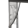 Outsunny 3(m) x 3(m) Garden Gazebo, Double Roof Outdoor Gazebo Canopy Shelter with Netting, Solid Steel Frame, for Garden, Lawn and Deck, Grey