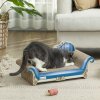 PawHut Cat Scratcher, 2-in-1 Cat Scratching Board with Catnip, Cardboard Lounge for Indoor Cats