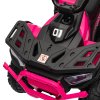 AIYAPLAY 12V Kids Electric Ride on ATV, Battery Powered Quad Bike with 4 Suspension Wheels, Forward Reverse Function, Headlights, Music, Storage Basket, for Ages 3-5 Years, Pink
