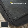 PawHut Dog Sofa Bed Pet Bed Dog Mattress with Removable Washable Cover, Anti-Slip Bottom, for Medium Sized Dogs, 90L x 69W x 21Hcm - Charcoal Grey