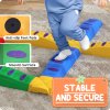 AIYAPLAY Kids Balance Beam, 12 Piece Stepping Stones with Non-Slip Foot Pads, Kids Sensory Toys, Indoor Outdoor Obstacle Course for 3-8 Years