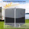 Outsunny Pop Up Gazebo with Sides, 2m x 2m Easy 1 Person Setup Party Tent with Carry Bag, Stakes, Ropes, Folding Multifunctional Instant Shelter, Black and Grey