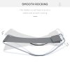 Outsunny Rocking Sun Lounger, Single Garden Lounger Sunbed with Headrest Pillows, Texteline Outdoor Rocking Chair Swing Hammock Daybed with Metal Frame for Patio, Terrace, 212 x 132 x 66 cm, Grey
