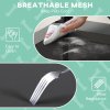 PawHut Cooling Raised Dog Bed, Elevated Pet Bed with Breathable Mesh, UV Protection Canopy, Foot Pads, for Indoor Outdoor, Mini, Small Dog, 61 x 46 x 63cm - Light Grey