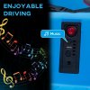 AIYAPLAY Angry Bird Licensed 12V Kids Bumper Car, 360 Rotation Waltzer Car with Joysticks, Remote Control, Music USB LED Lights, for 3-5 Years Old - Blue