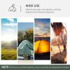 Outsunny Two-Man Camping Tent Dome Tent with Weatherproof Shell, Vestibule & Windows, for Fishing & Hiking, Blue and Grey