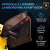 HOMCOM Lamborghini Aventador Licensed Kids' Electric Ride-on with Remote Control, 12V Powered Electric Car for Kids with Butterfly Doors, Auxiliary wheels, Music, Horn, Suspension - Yellow